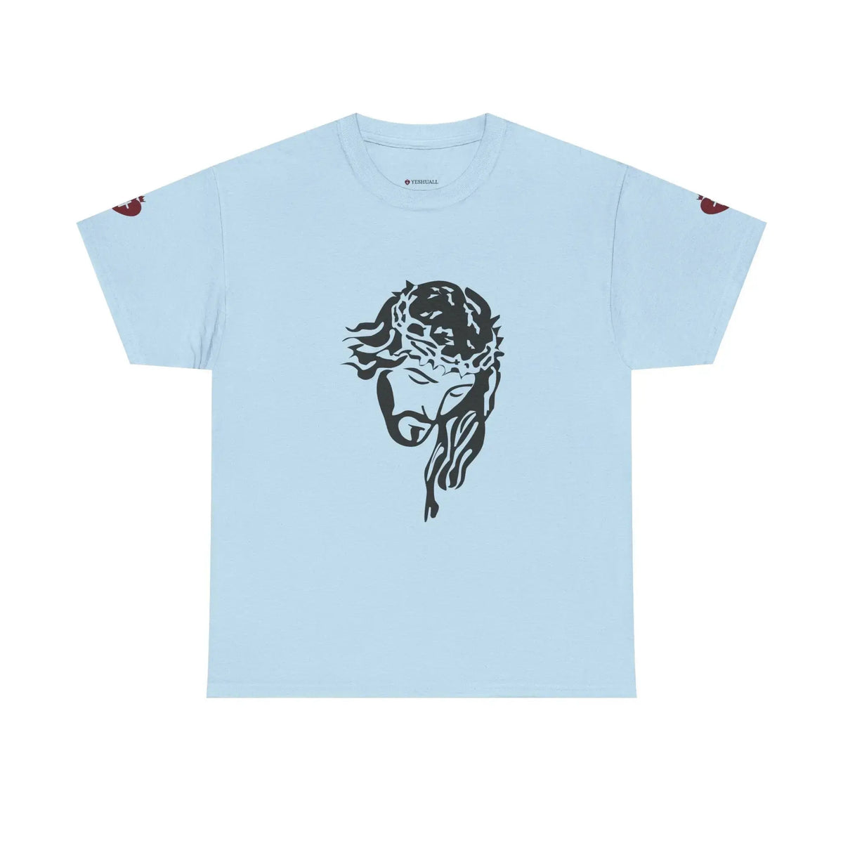 JESUS bold declaration tee product, Christian faith women YESHUALL