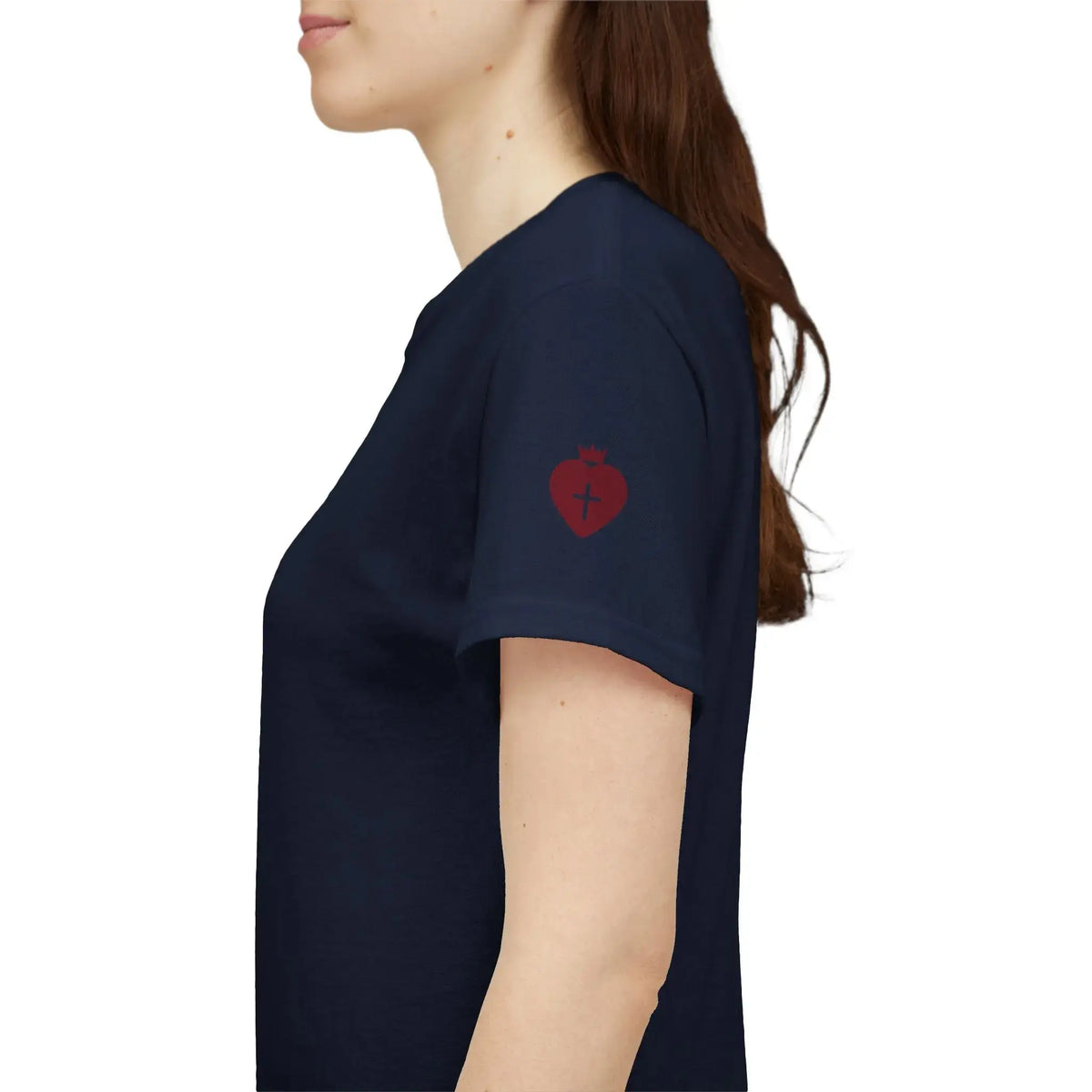 JESUS heavy cotton tee, bold Christian declaration women YESHUALL