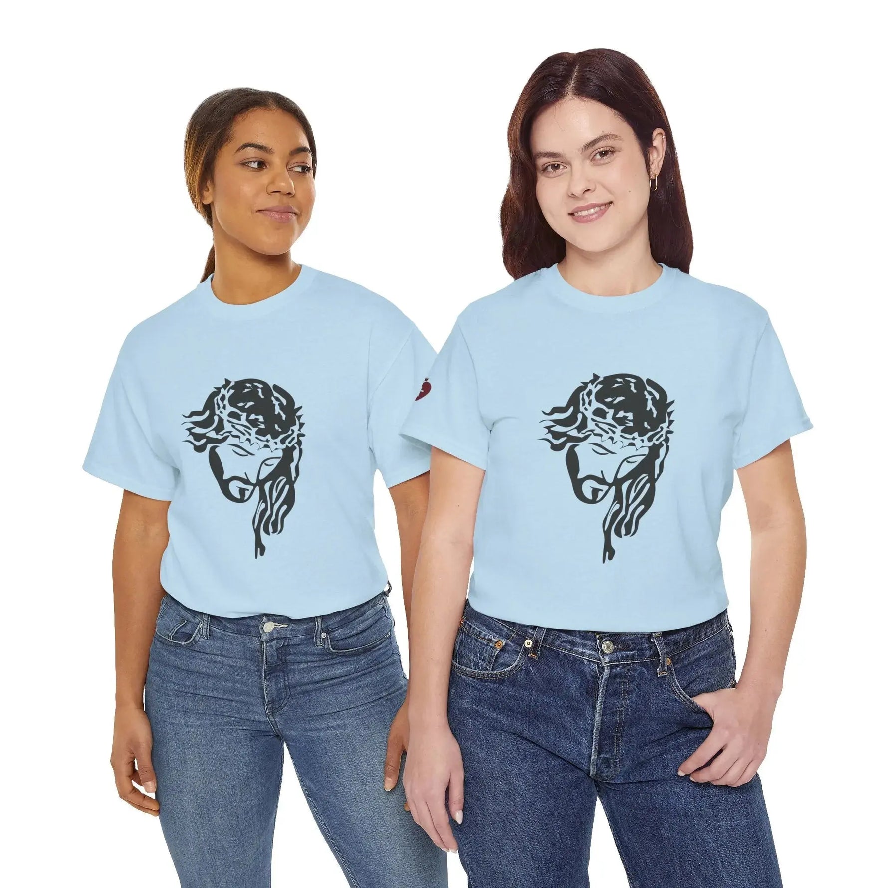 JESUS bold tee collection women, Christian faith apparel YESHUALL