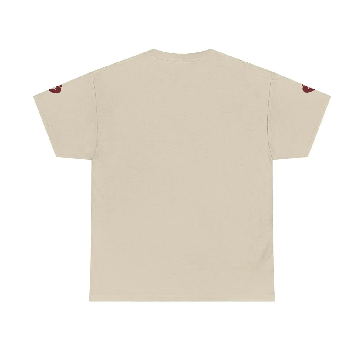 JESUS heavy cotton tee side view, bold Christian faith shirt