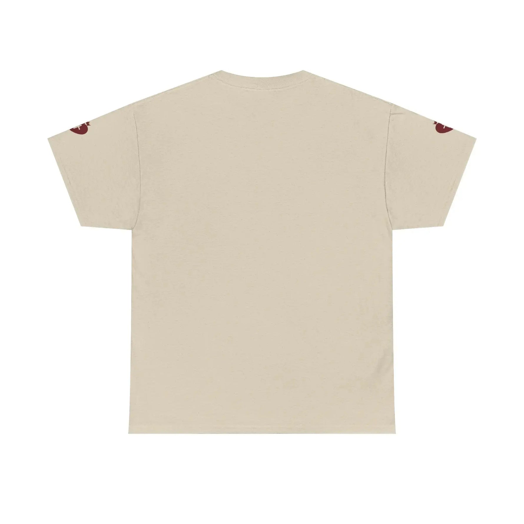 JESUS heavy cotton tee side view, bold Christian faith shirt
