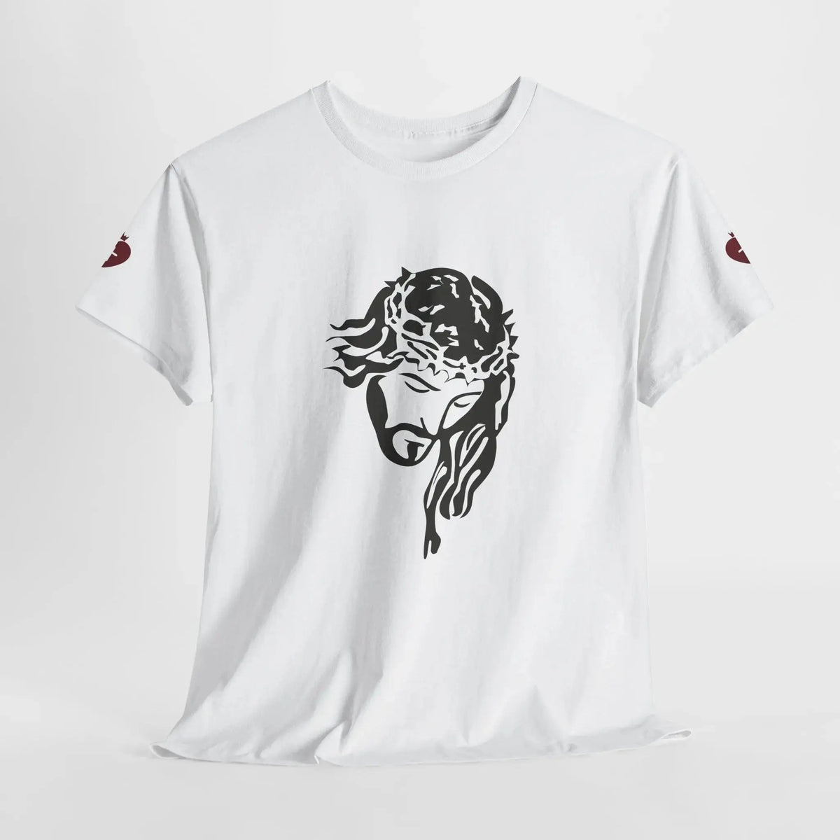 JESUS heavy cotton tee styling, Christian faith women's apparel