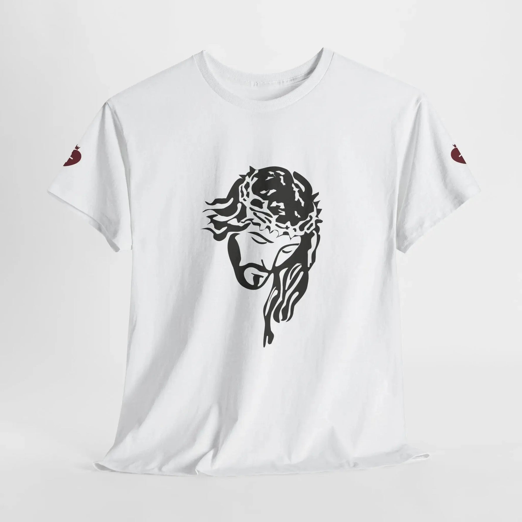 JESUS heavy cotton tee styling, Christian faith women's apparel