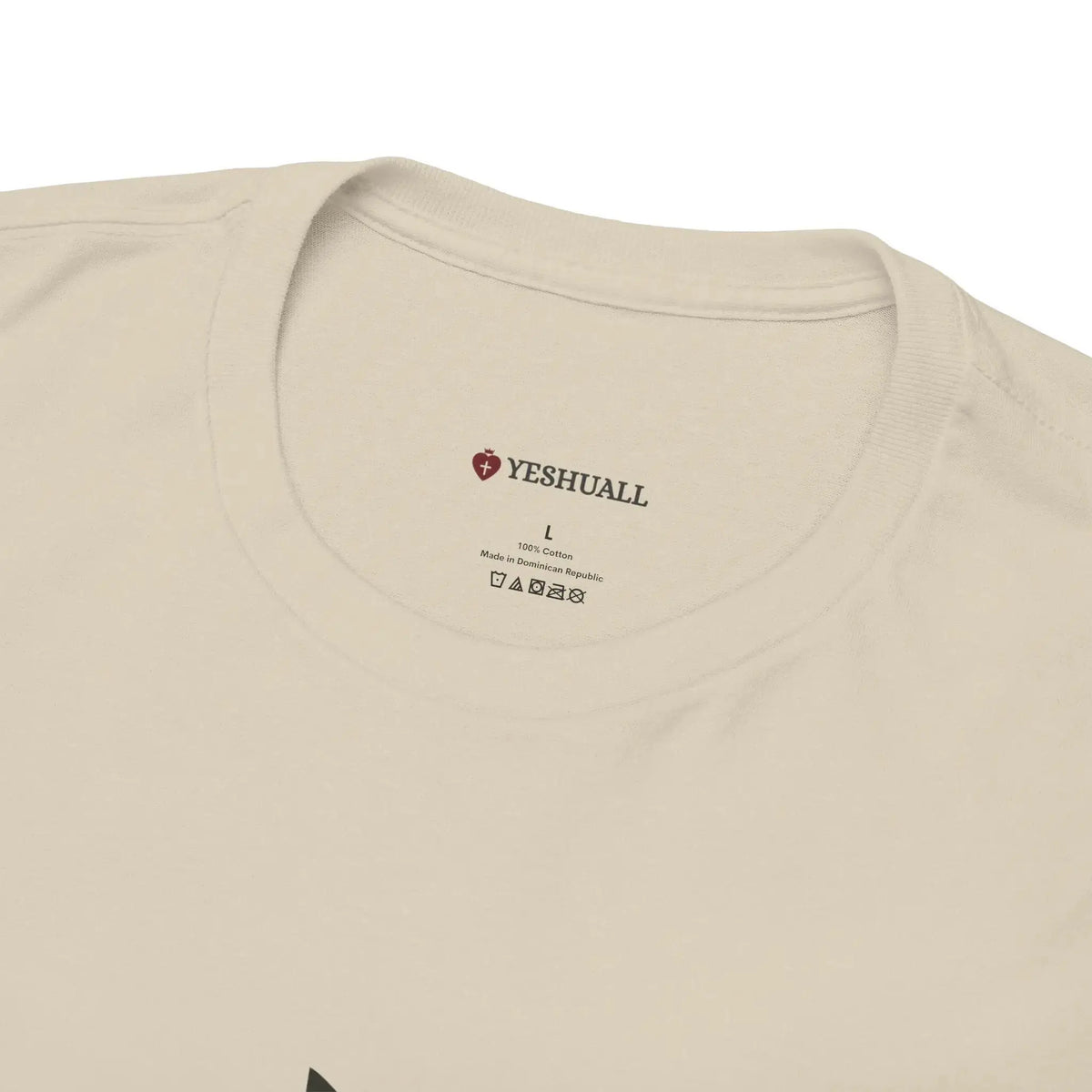 JESUS heavy cotton tee worn styled, Christian women's apparel