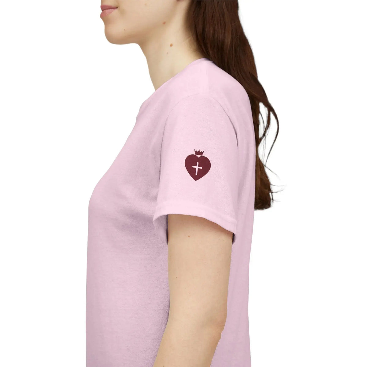 JESUS bold Christian tee final product, faith women's apparel
