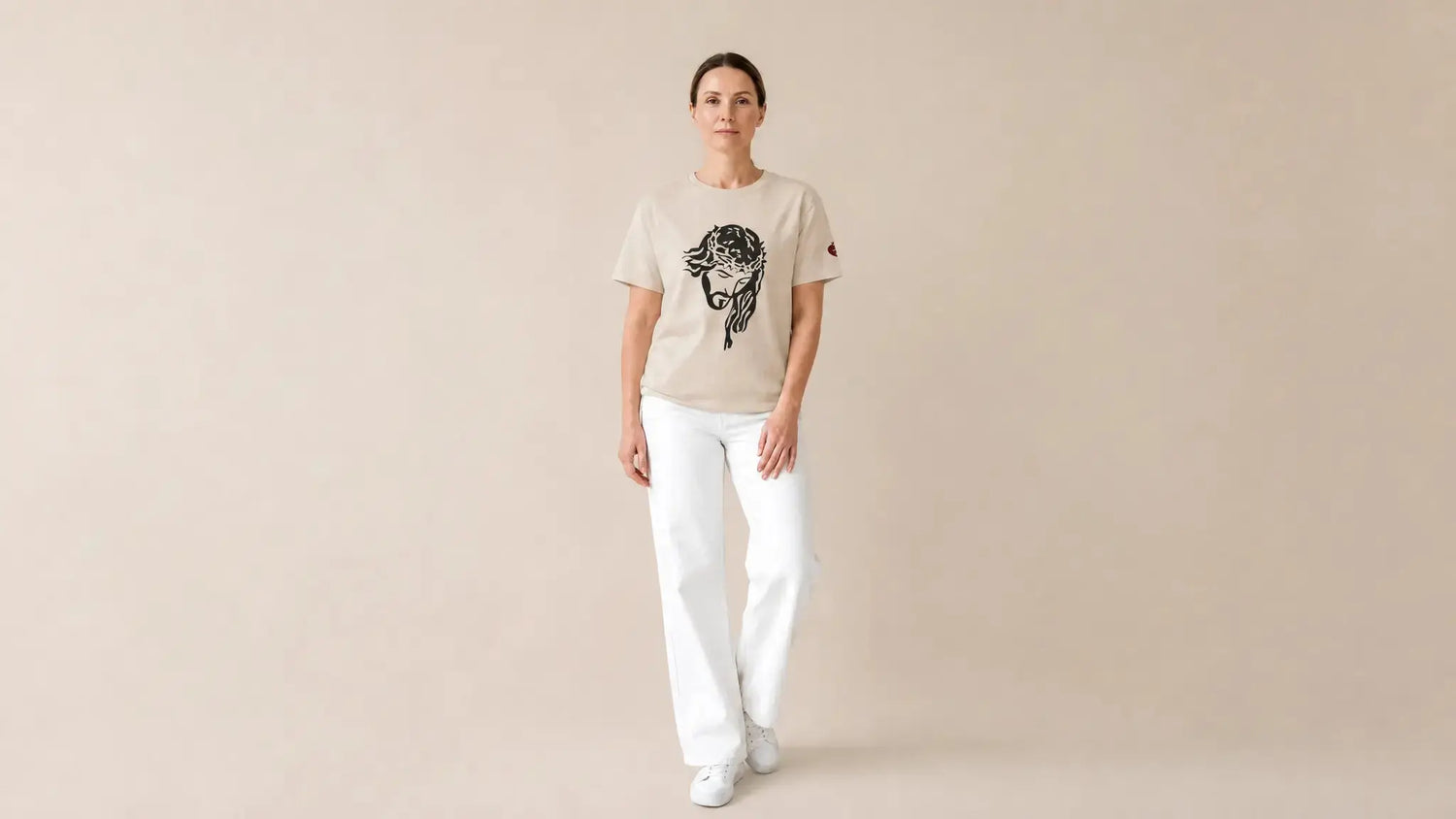JESUS heavy cotton tee bold Christian declaration, YESHUALL