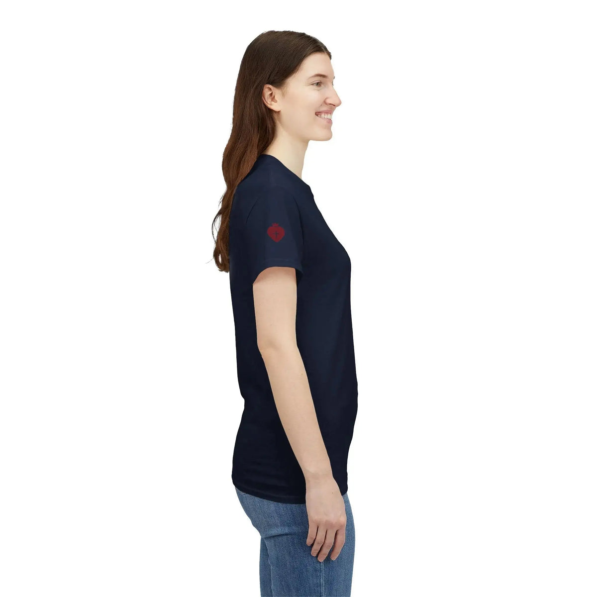 JESUS faith tee detail shot final, Christian women YESHUALL