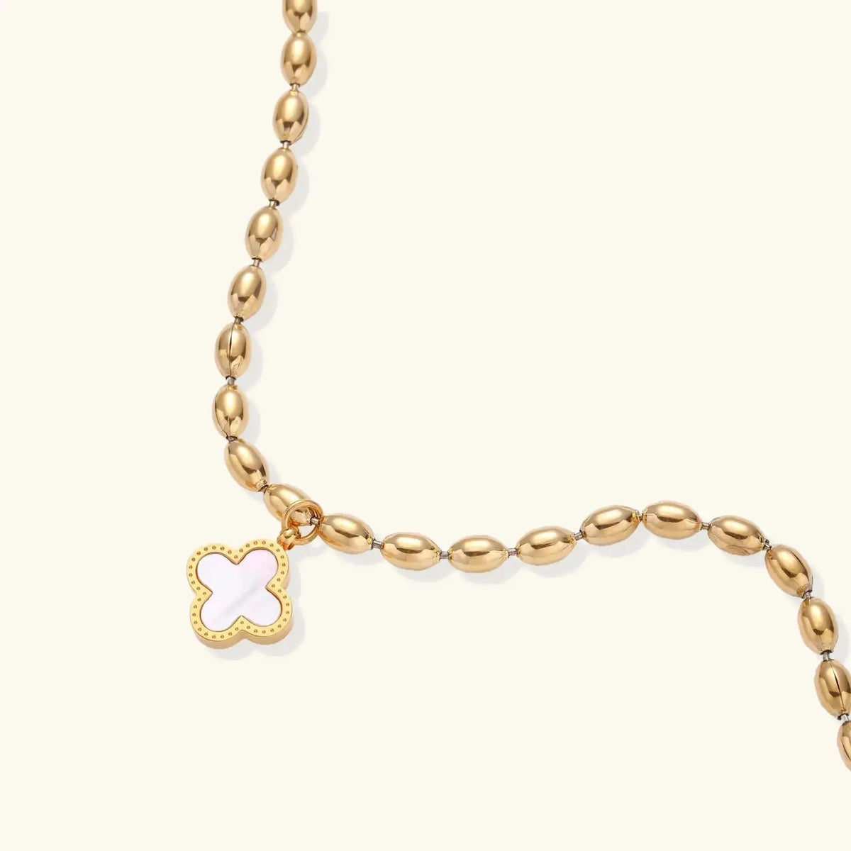 Clover beaded bracelet packaging, Christian faith jewelry YESHUALL