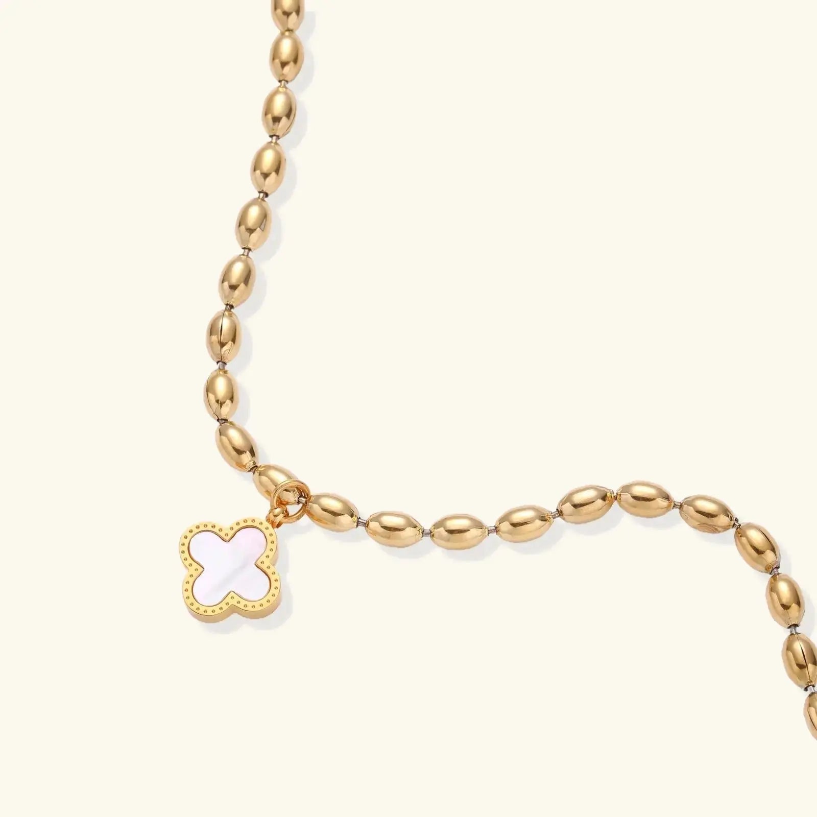 Clover beaded bracelet packaging, Christian faith jewelry YESHUALL