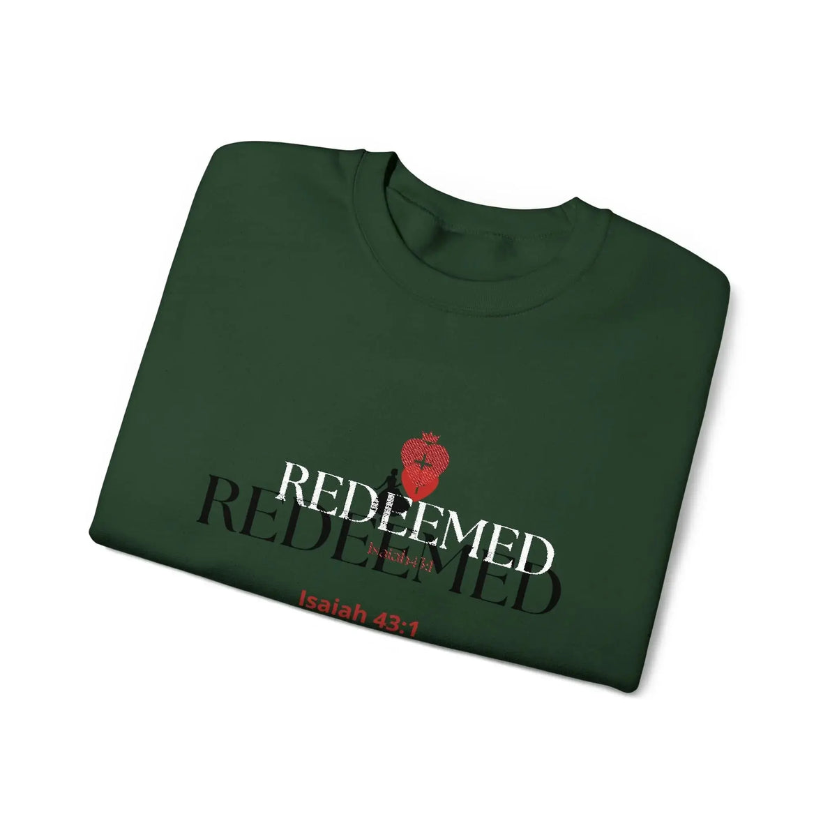 "Redeemed" Christian Women's Crewneck Sweatshirt - YESHUALL