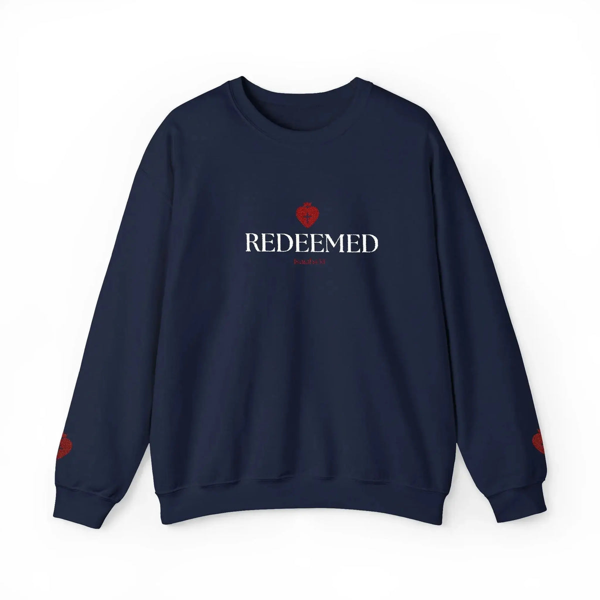 "Redeemed" Christian Women's Crewneck Sweatshirt - YESHUALL