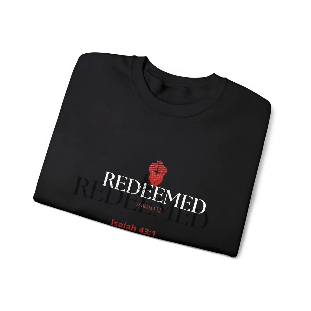"Redeemed" Christian Women's Crewneck Sweatshirt - YESHUALL