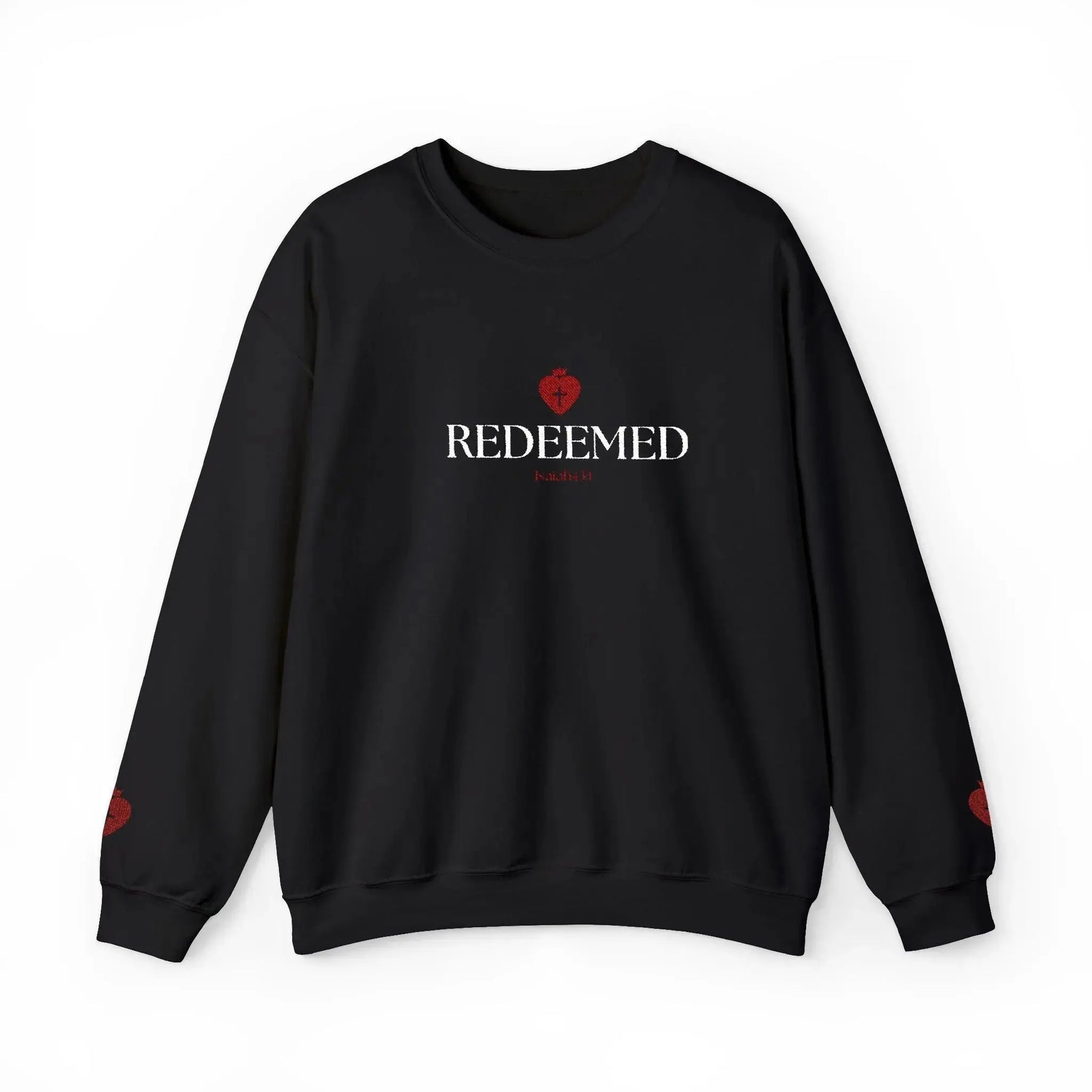 "Redeemed" Christian Women's Crewneck Sweatshirt - YESHUALL