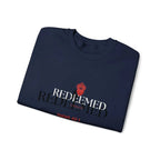 "Redeemed" Christian Women's Crewneck Sweatshirt - YESHUALL
