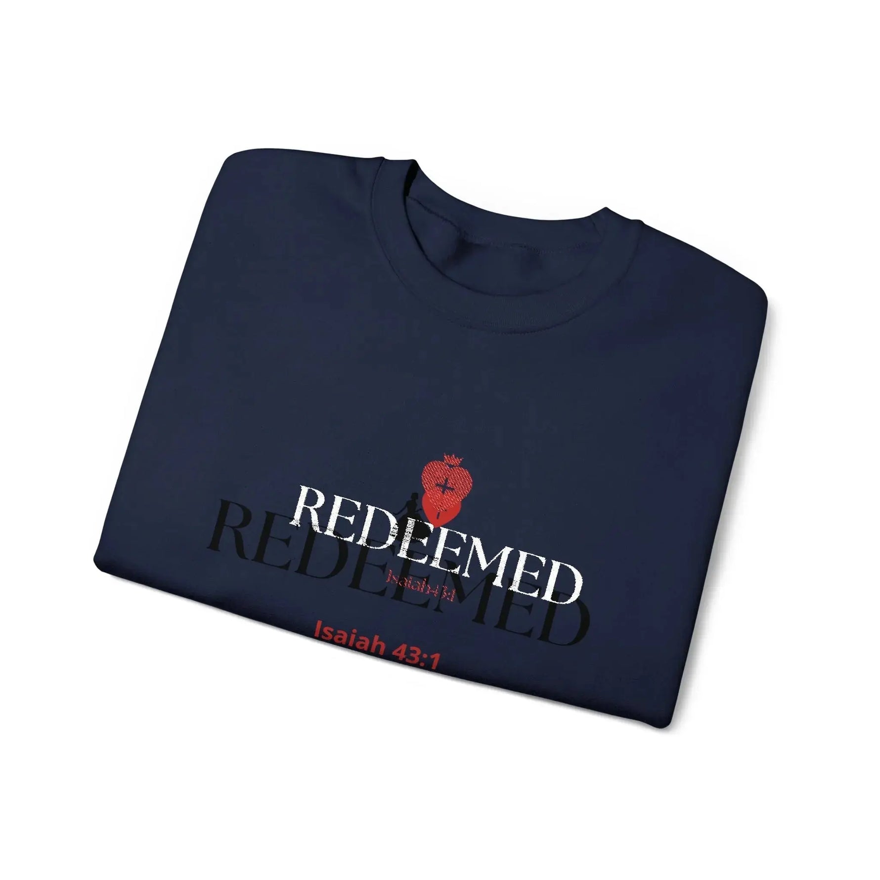 "Redeemed" Christian Women's Crewneck Sweatshirt - YESHUALL
