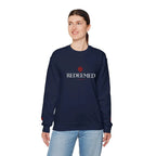 "Redeemed" Christian Women's Crewneck Sweatshirt - YESHUALL