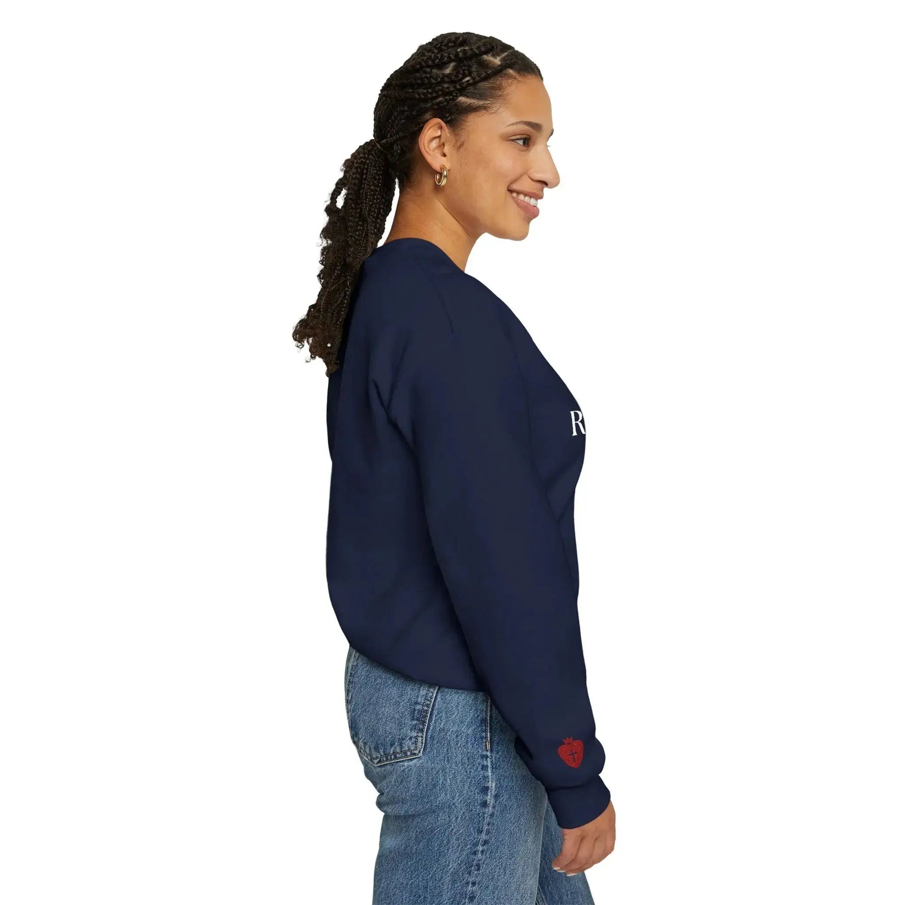 "Redeemed" Christian Women's Crewneck Sweatshirt - YESHUALL