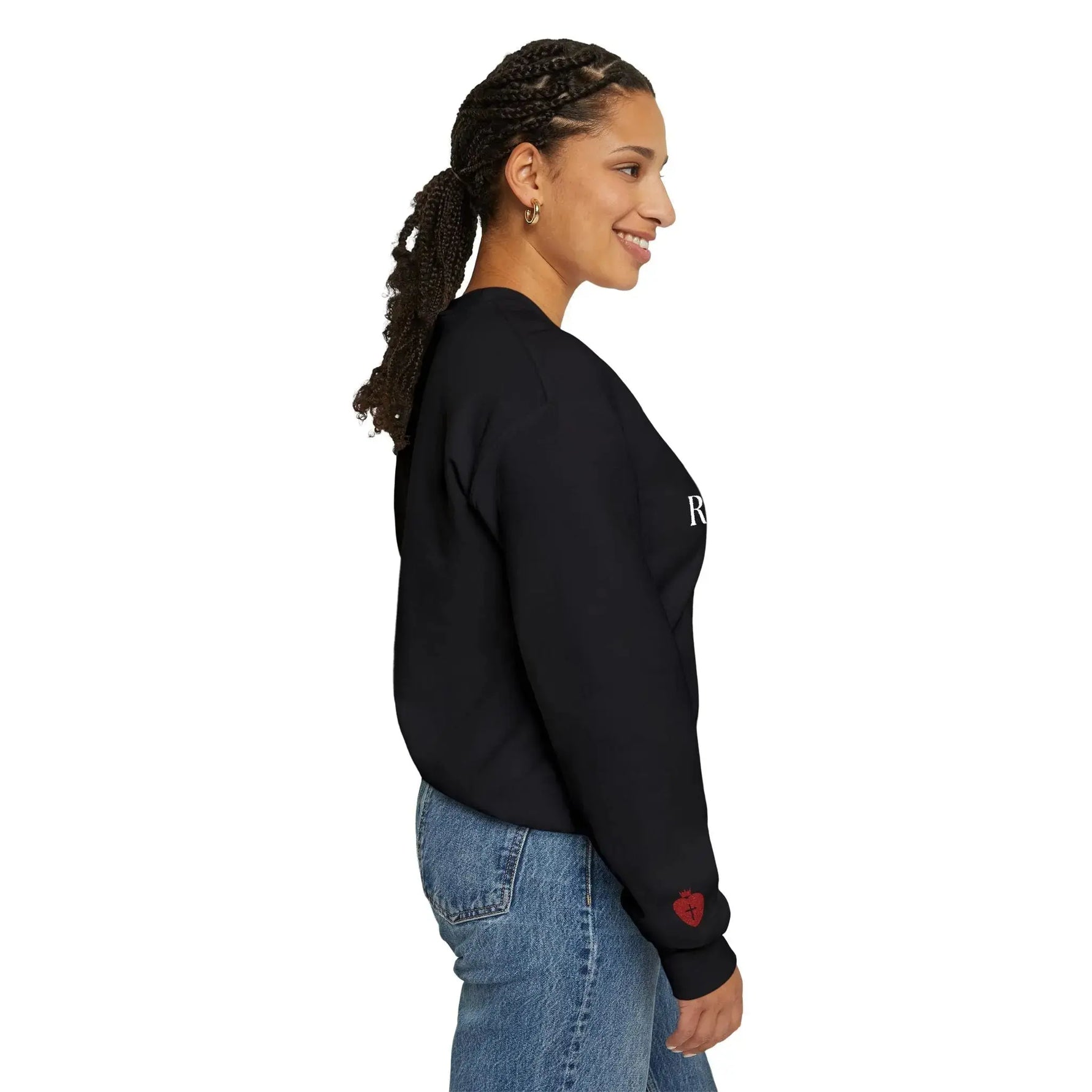 "Redeemed" Christian Women's Crewneck Sweatshirt - YESHUALL