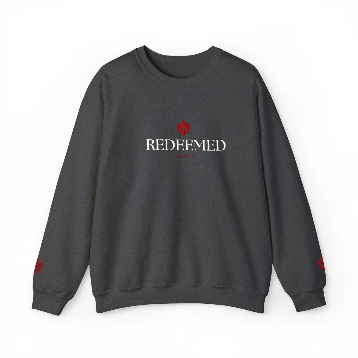"Redeemed" Christian Women's Crewneck Sweatshirt - YESHUALL