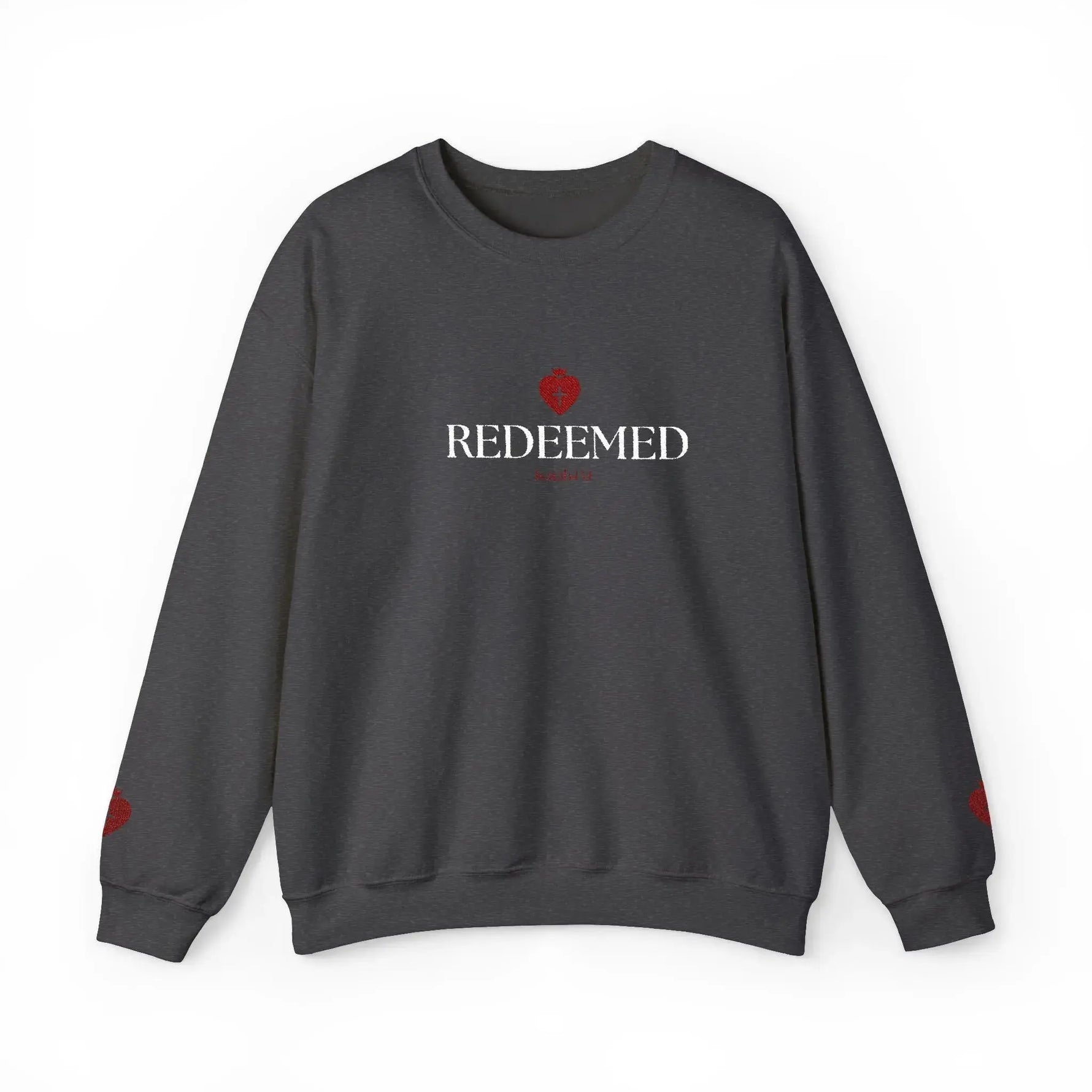 "Redeemed" Christian Women's Crewneck Sweatshirt - YESHUALL