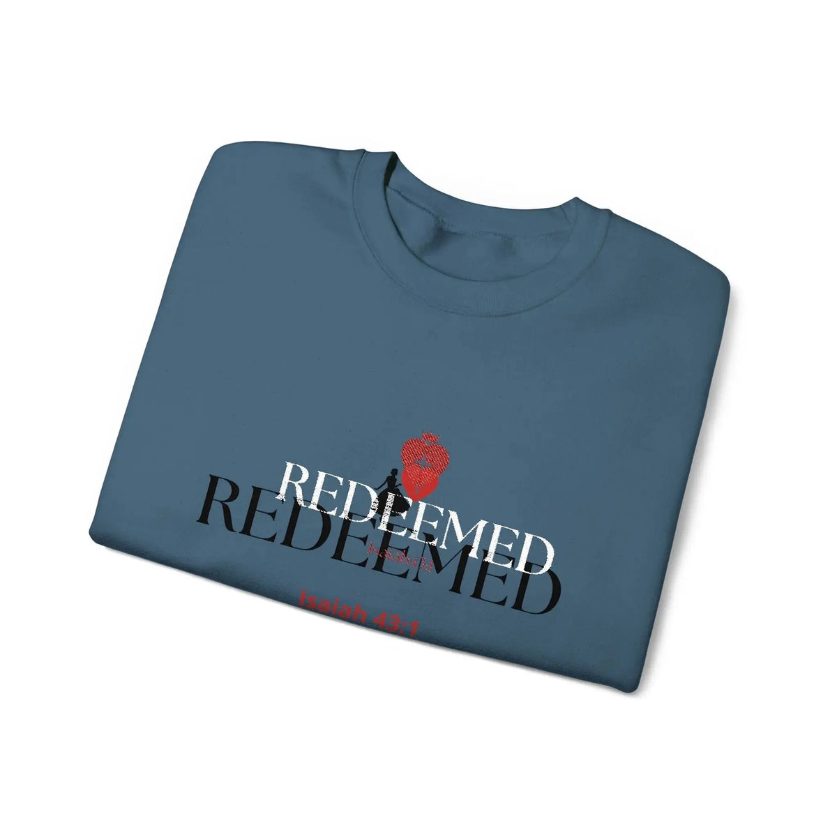 "Redeemed" Christian Women's Crewneck Sweatshirt - YESHUALL