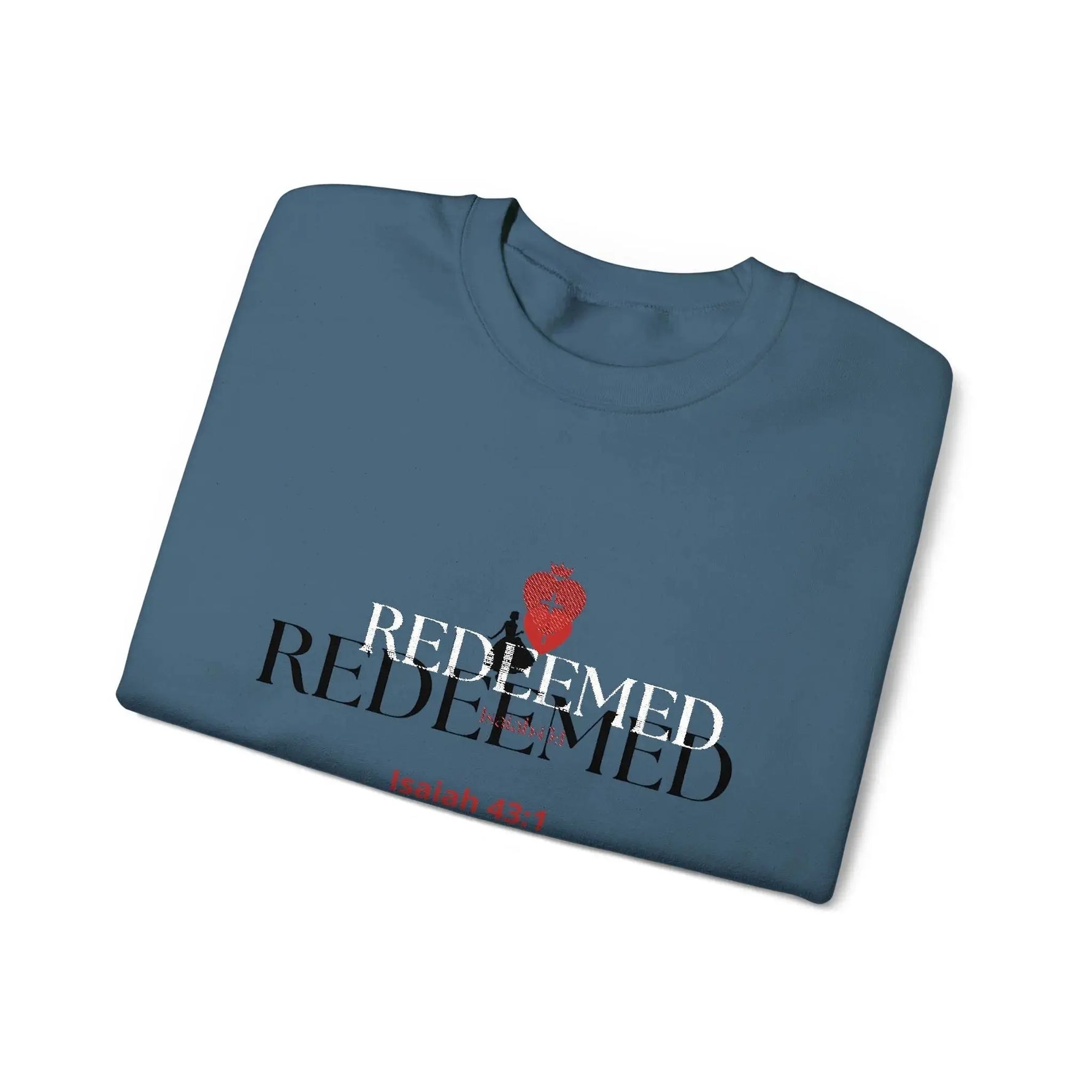 "Redeemed" Christian Women's Crewneck Sweatshirt - YESHUALL