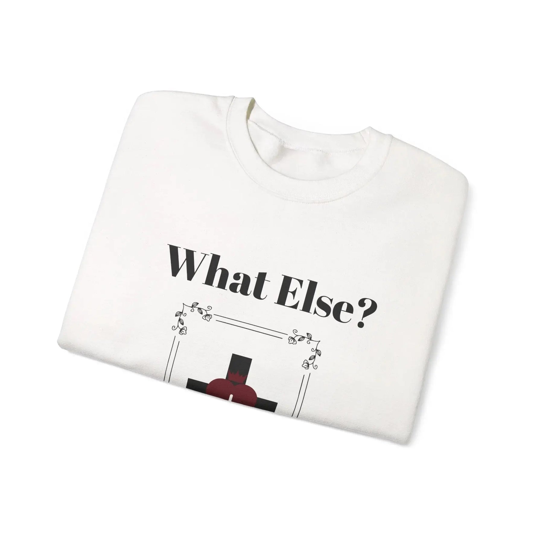 Faith heavy blend crewneck lifestyle, Christian women's clothing