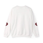 Woman wearing Christian crewneck sweatshirt, faith gift for her