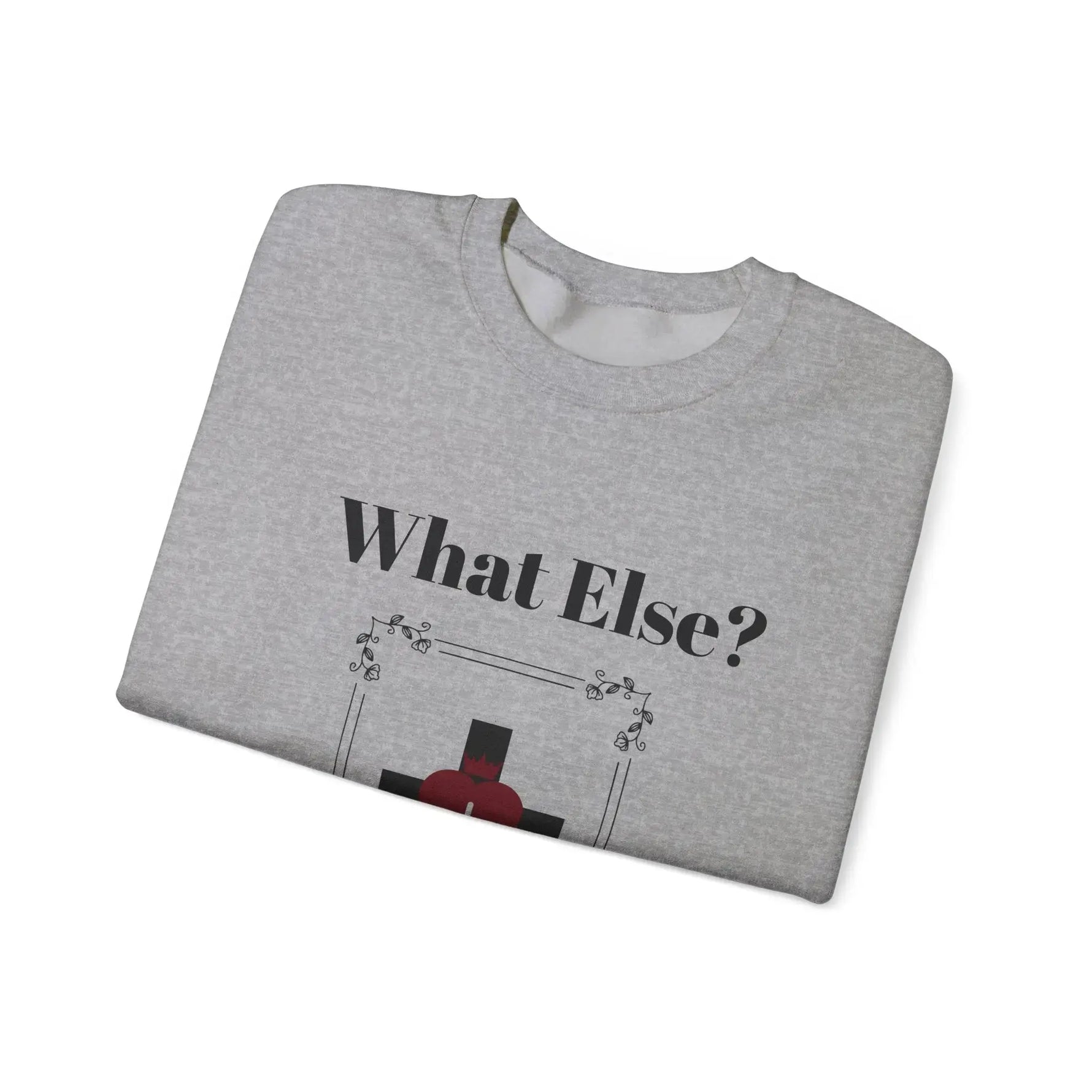 Faith crewneck color options, Christian women's heavy blend top
