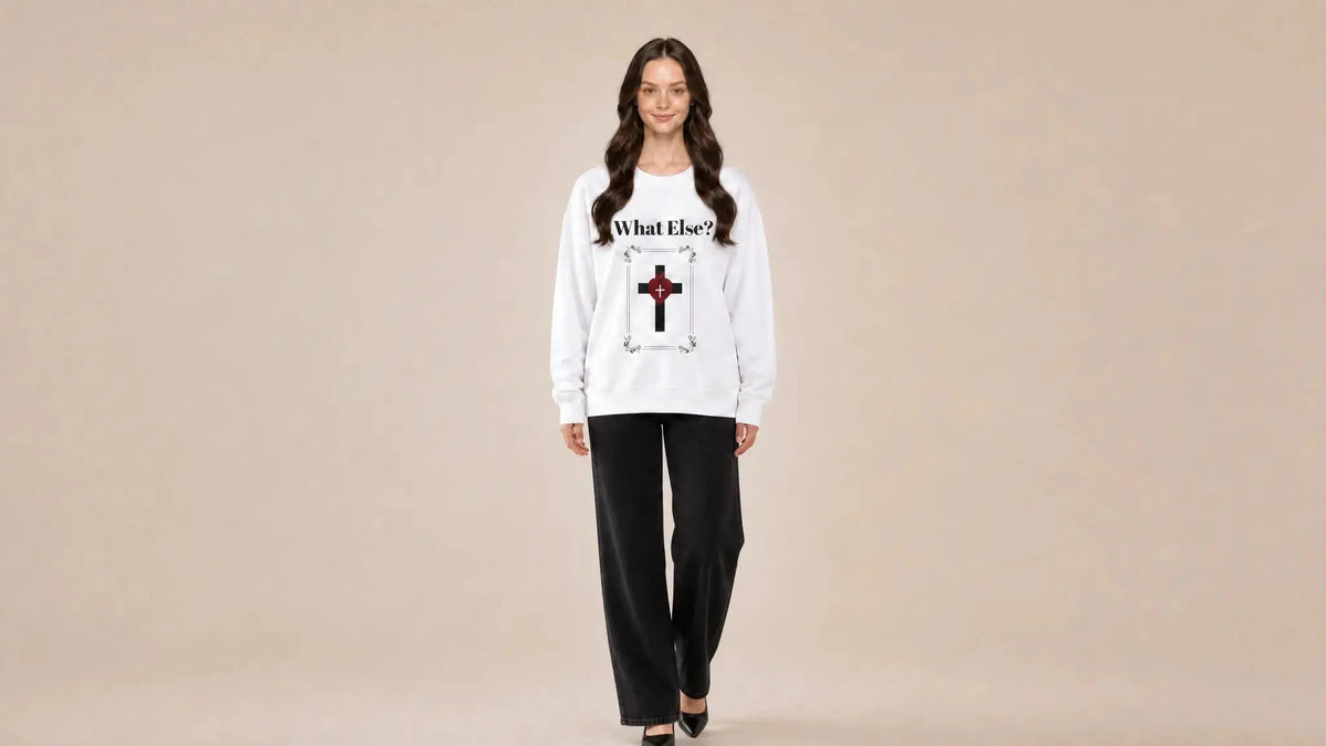 Faith crewneck sweatshirt heavy blend Christian women, apparel YESHUALL