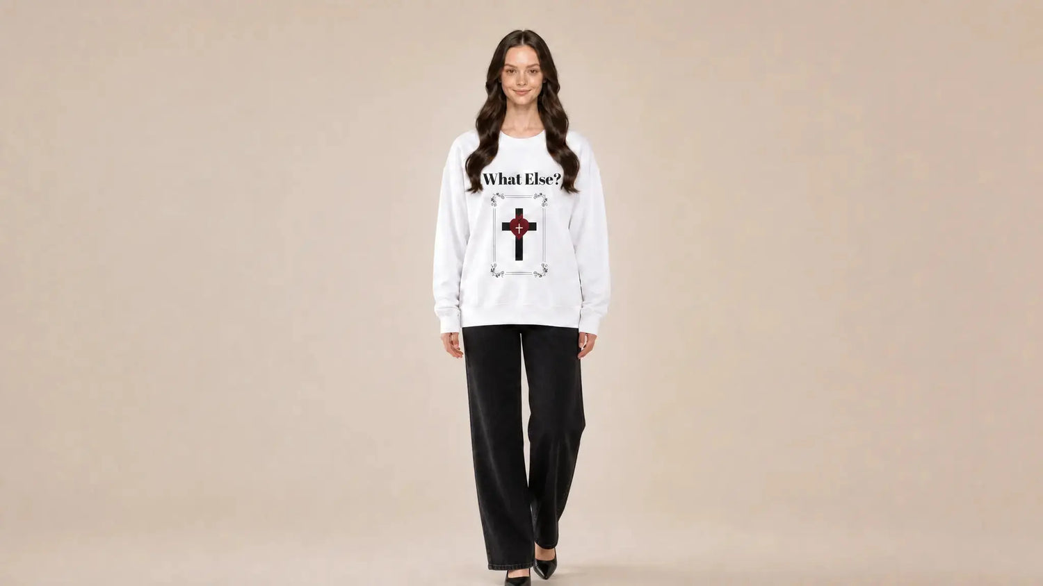 Faith crewneck sweatshirt heavy blend Christian women, apparel YESHUALL