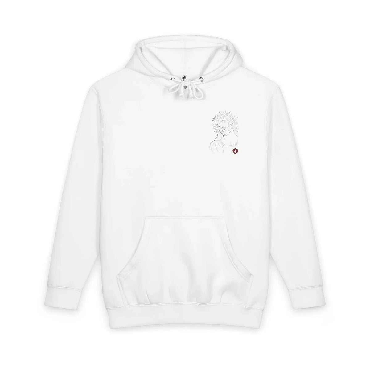 Heavyweight faith pullover hoodie Christian women, YESHUALL apparel