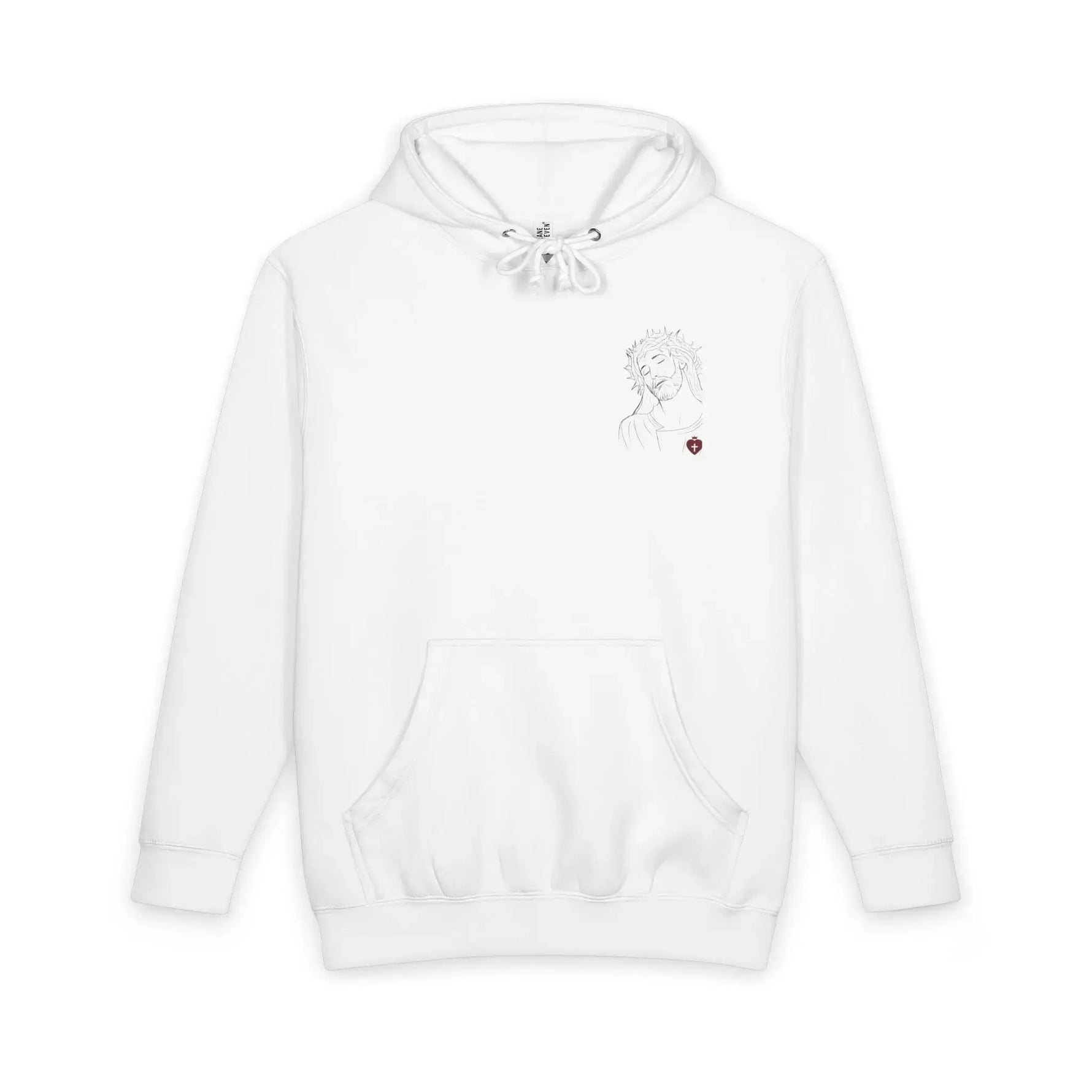 Heavyweight faith pullover hoodie Christian women, YESHUALL apparel