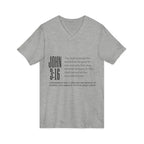 Unisex Jersey Short Sleeve V-Neck Tee - YESHUALL