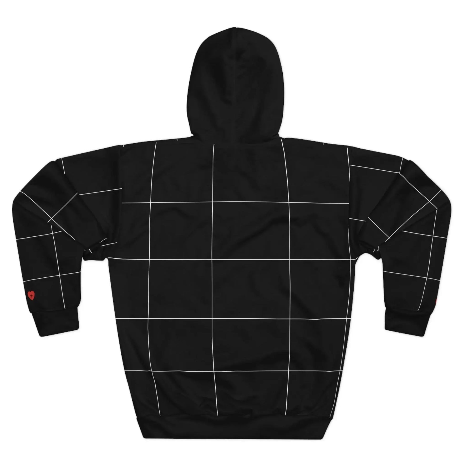 Unisex Pullover Hoodie (AOP) Overflow White - YESHUALL