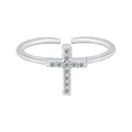 Zircon Cross Ring - YESHUALL