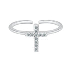 Zircon Cross Ring - YESHUALL