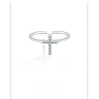 Zircon Cross Ring - YESHUALL