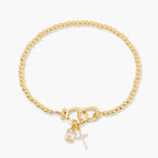 Zodiac Birthstone Gold Plated Adjustable Bracelet - YESHUALL