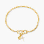 Zodiac Birthstone Gold Plated Adjustable Bracelet - YESHUALL